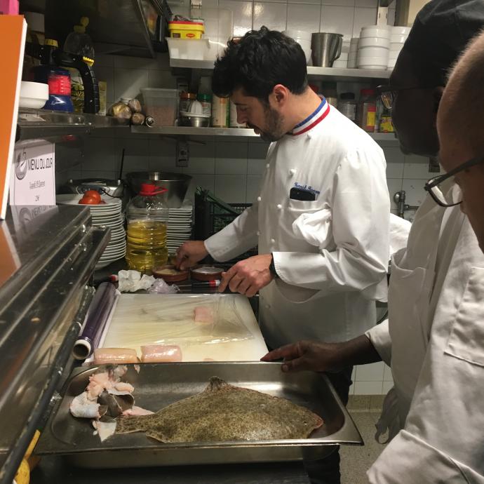 Gastronomy in the kitchens of the Quality Hôtel Menton Méditerrannée***