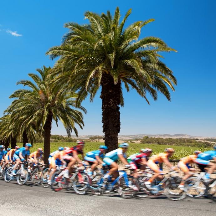 Cycling in Menton from the hotel