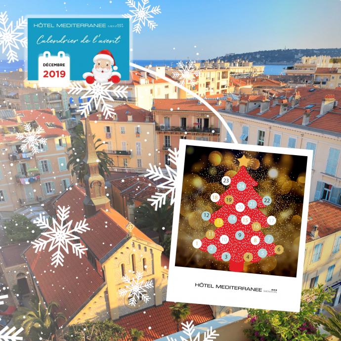 The Advent Calendar of the Hotel Méditerranée Menton