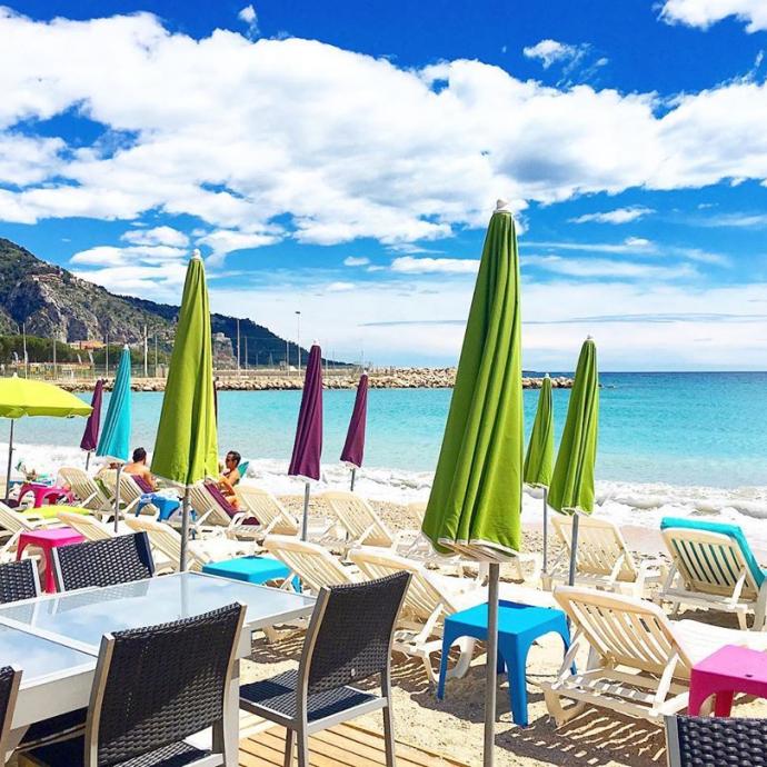 Choisissez votre plage privée cet été à Menton