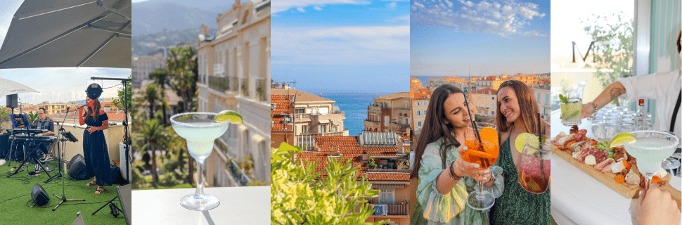 Soirées Rooftop à Menton : cocktails, musique live et coucher de soleil
