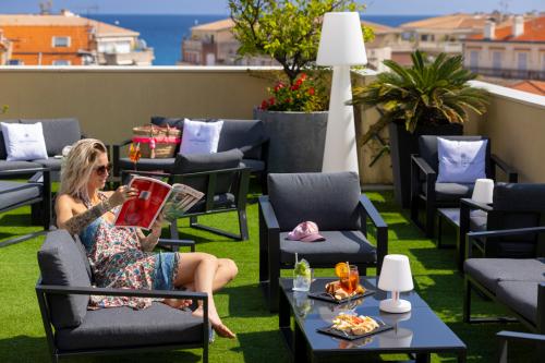 Restaurant et Rooftop du Best Western Hôtel Méditerranée Menton