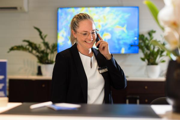 Hotel Mediterannée Menton - Réception