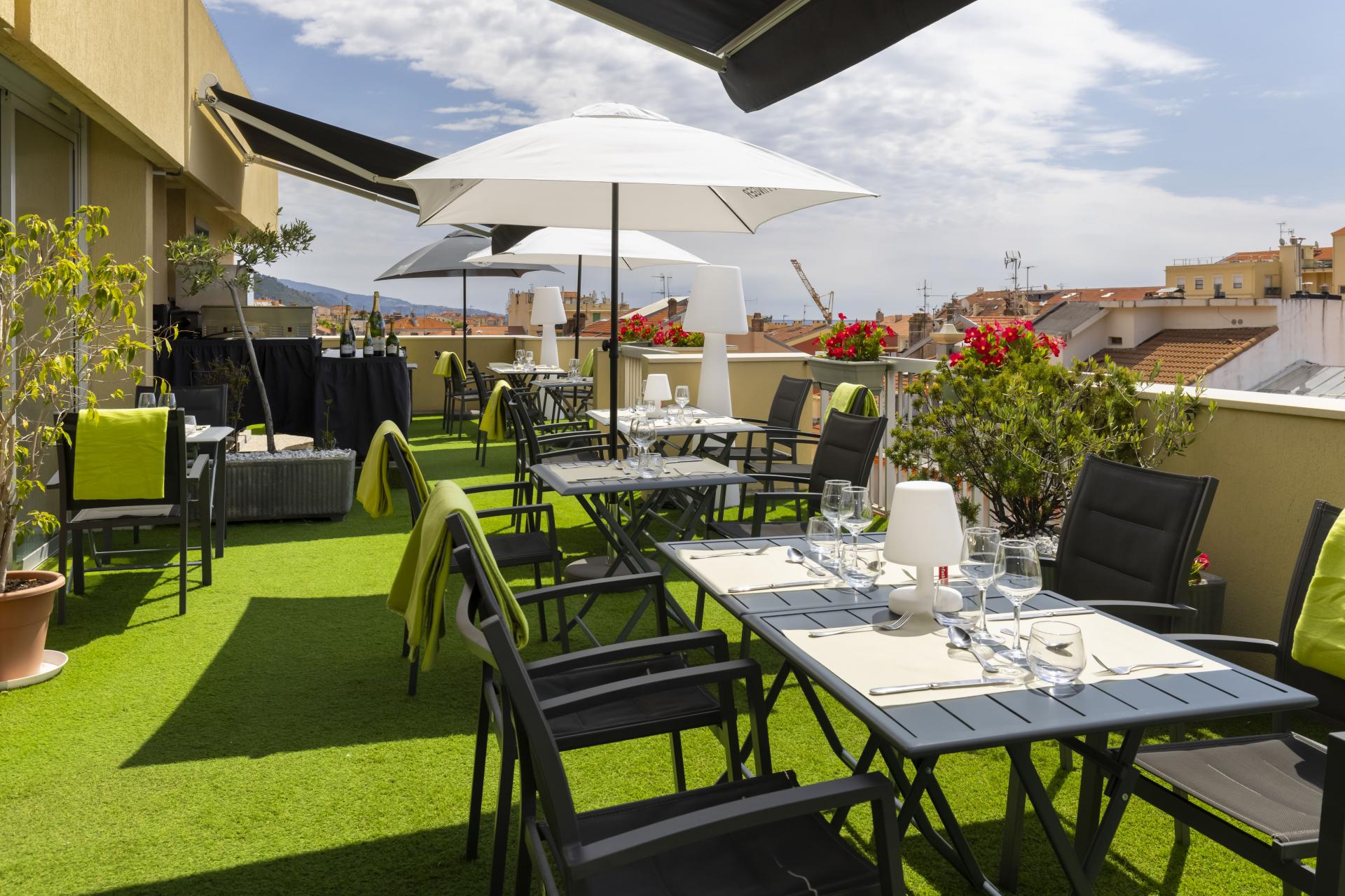 Hotel Mediterannée Menton - Restaurant